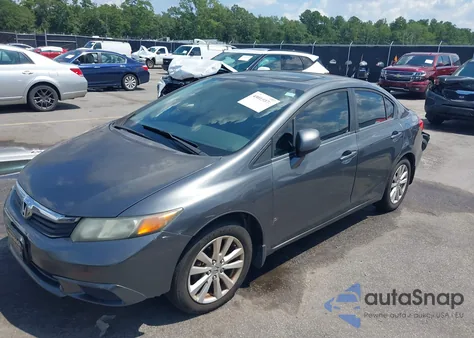 2012 Honda Civic Ex-L from USA, damaged, VIN 2HGFB2F95CH307638